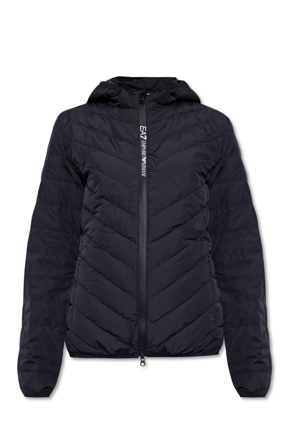 Ea7 train core hooded down jacket sale